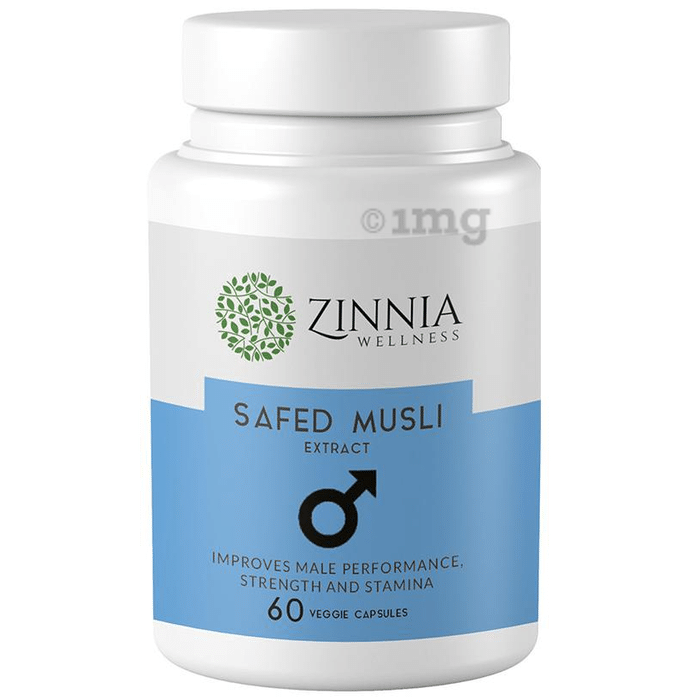 Zinnia Wellness Safed Musli Extract Veggie Capsule