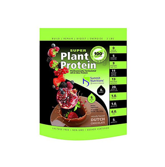 Summit Nutritions Organic Super Plant Protein Powder Dutch Chocolate