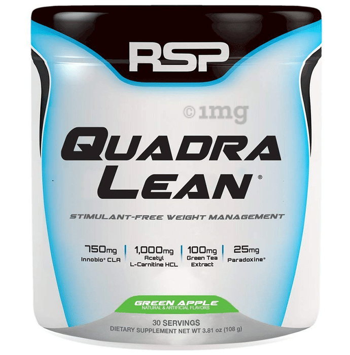 RSP Nutrition Quadra Lean Powder Green Apple