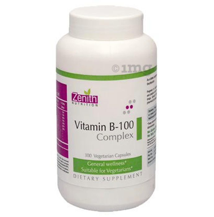 Zenith Nutrition Vitamin B-100 Complex Capsule