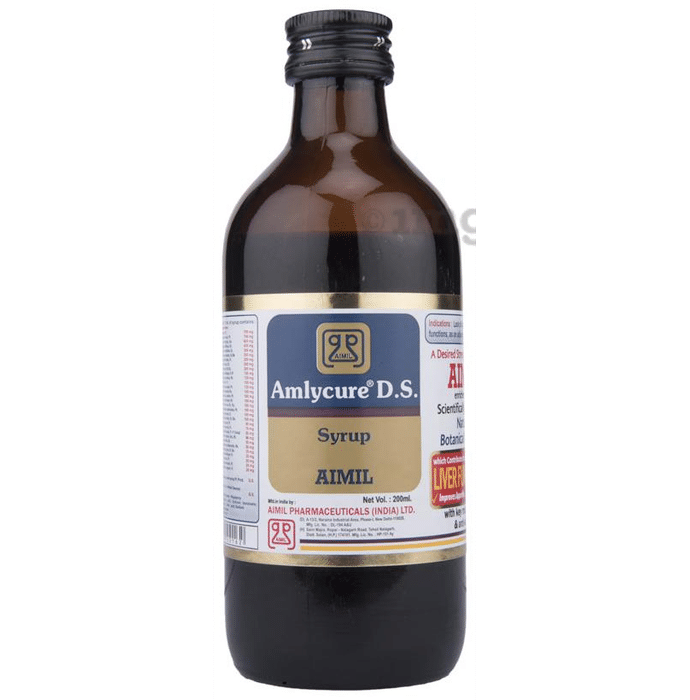 Aimil Amlycure DS Syrup | Supports Digestion, Metabolism & Liver Health