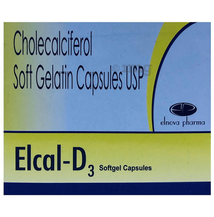 Elcal-D3 Soft Gelatin Capsule