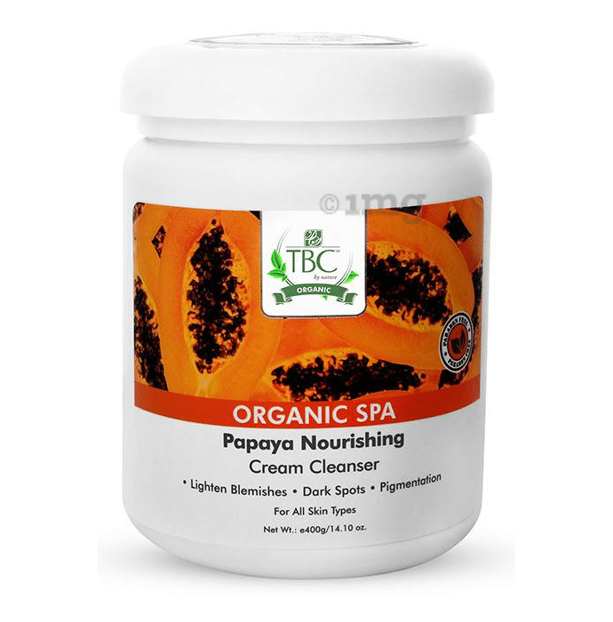 TBC Cream Cleanser Organic Spa Papaya Skin Nourishing
