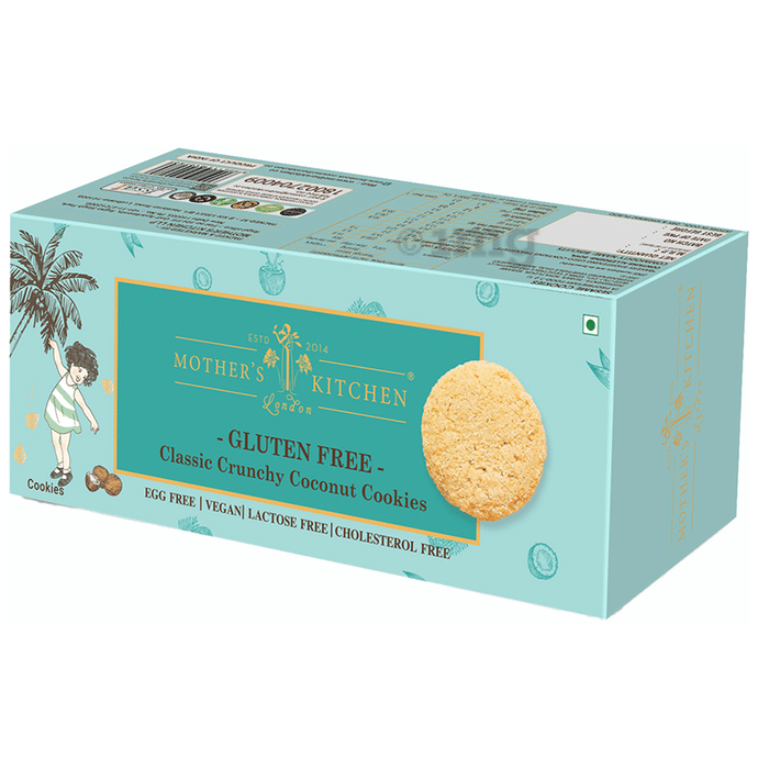 Mother's Kitchen Gluten Free Classic Crunchy Cookie Coconut Pack of 2