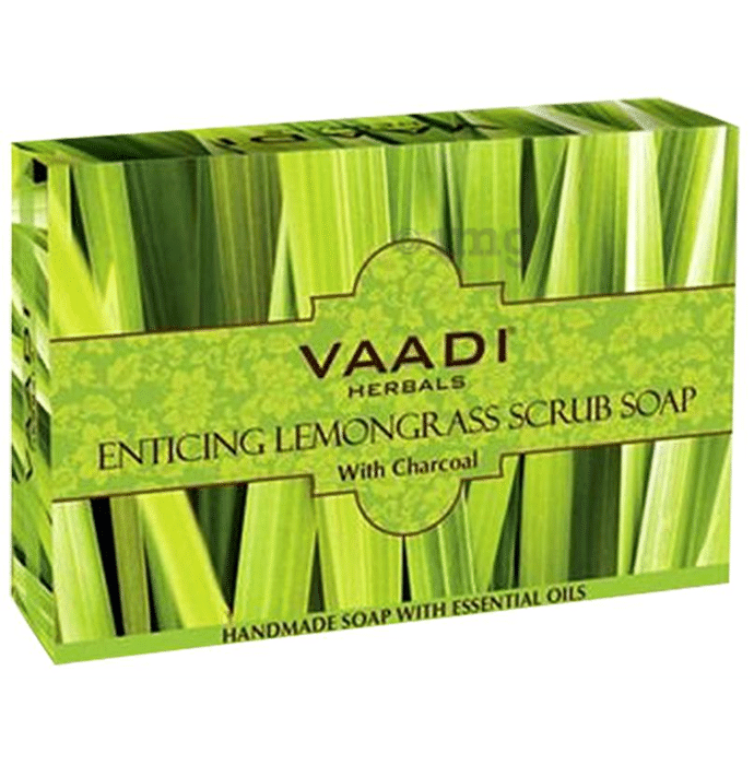 Vaadi Herbals Value Pack of Enticing Lemongrass Scrub Soap