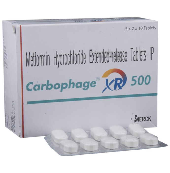Carbophage XR 500 Tablet