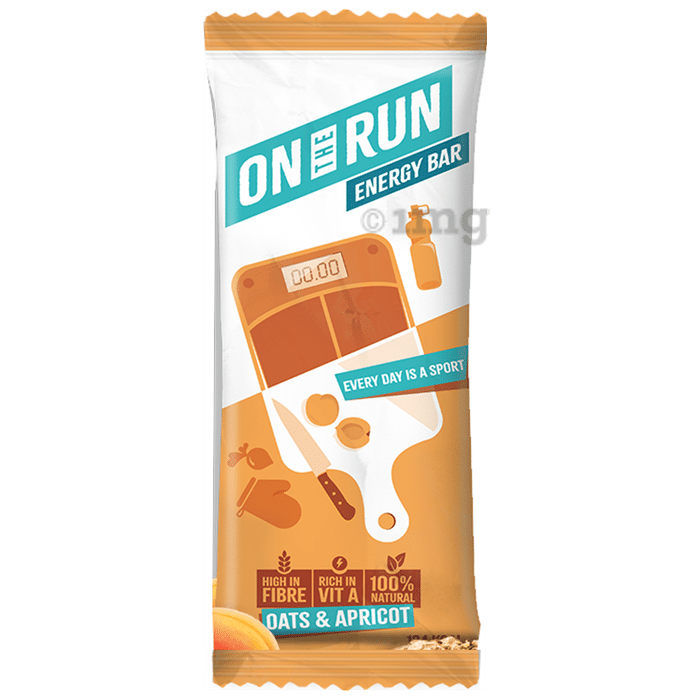 On The Run Oats and Apricot Energy Bar