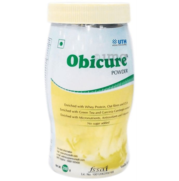 Obicure Whey Protein with CLA, Multivitamins & Minerals | Flavour Vanilla Powder