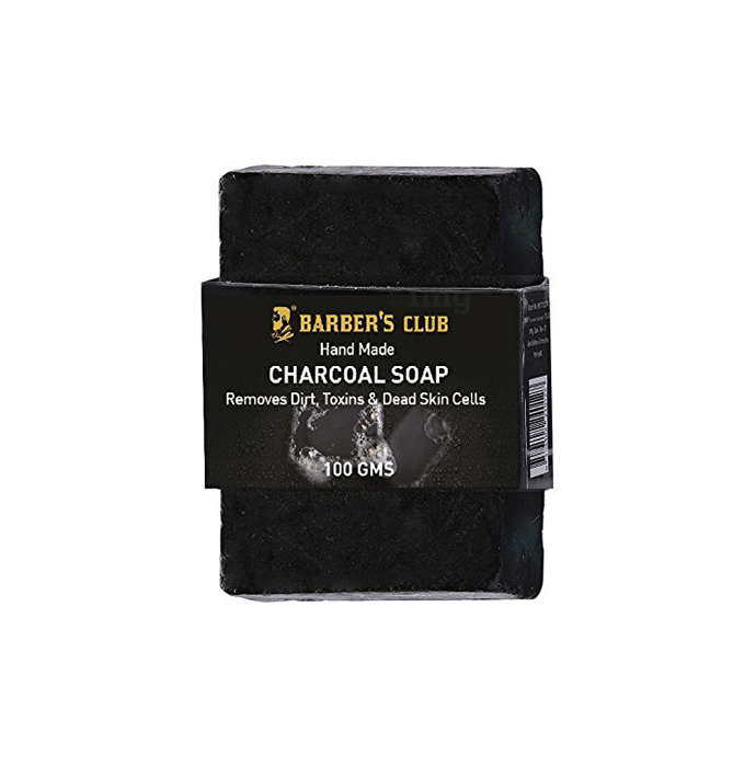 Barber's Club Hand Made Organic Charcoal Soap