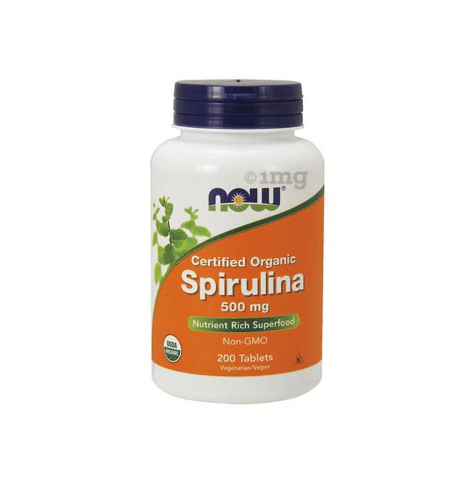 Now Foods Spirulina 500mg Tablet Buy Bottle Of 2000 Tablets At Best Price In India 1mg 7340