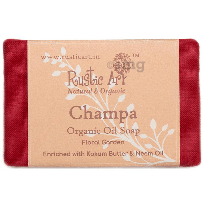 Rustic Art Champa Organic Oil Soap