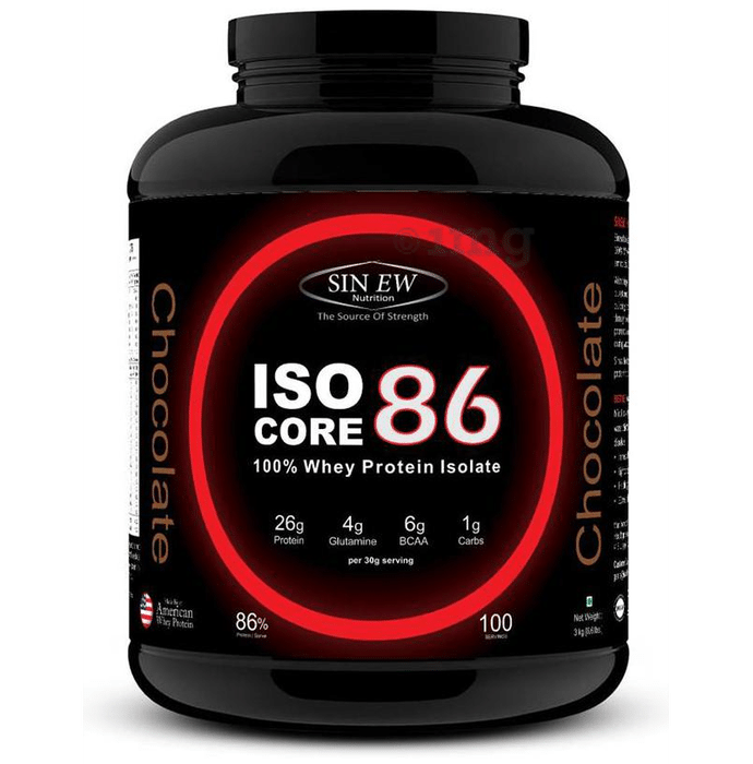 Sinew Nutrition Isocore86 100% Whey Protein Isolate Powder Chocolate