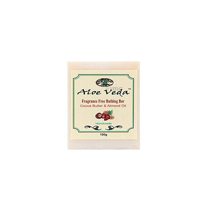 Aloe Veda Cocoa Butter and Almond Oil Fragnance Free Bathing Bar