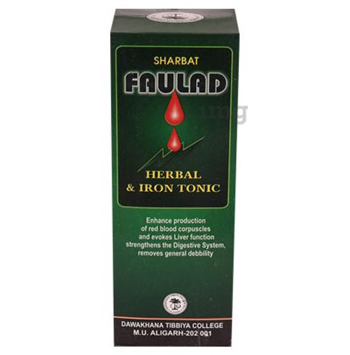 AMU Dawakhana Sharbat Faulad Herbal & Iron Tonic