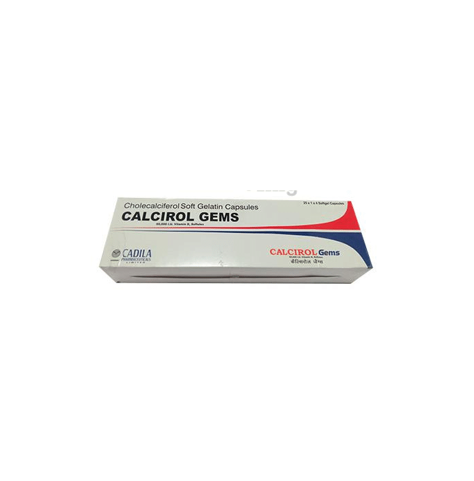 Calcirol Gems Soft Gelatin Capsule