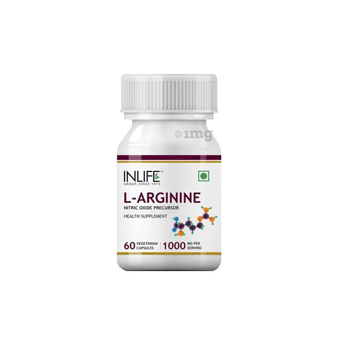 Inlife LArginine 1000mg Nitric Oxide Precursor Capsule Buy bottle
