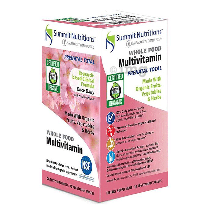 Summit Nutritions Prenatal Total Organic Multivitamins Tablet