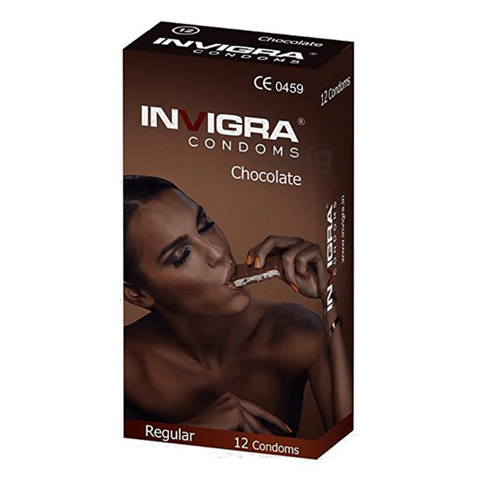 Invigra Regular Condom Chocolate