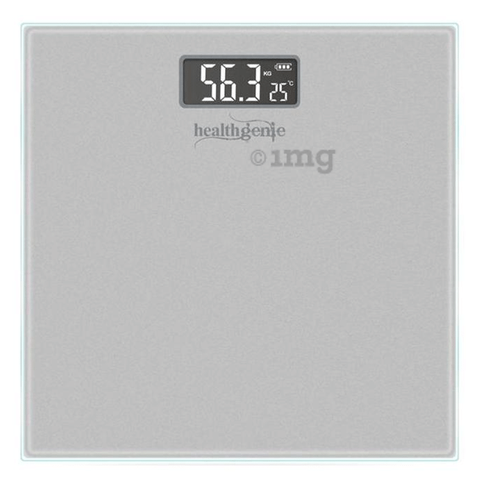 Healthgenie Digital Personal Weighing Scale- HD 221 Silver