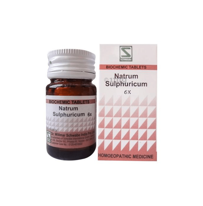 Dr Willmar Schwabe India Natrum Sulphuricum Biochemic Tablet 6X