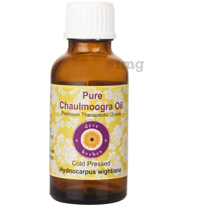 Deve Herbes Pure Chaulmoogra/Hydnocarpus Wightiana Oil