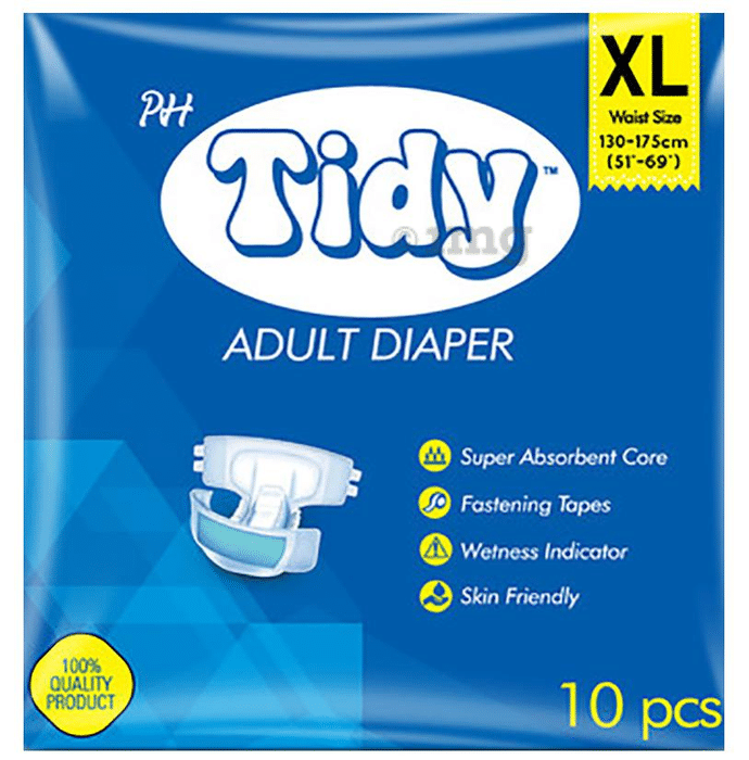 PH Tidy Adult Diaper XL White