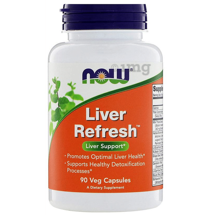 Now Foods Liver Refresh for Detoxification & Liver Health | Veg Capsule
