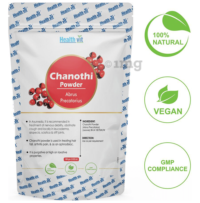 HealthVit Natural Chanothi (Abrus Precatorius) Powder