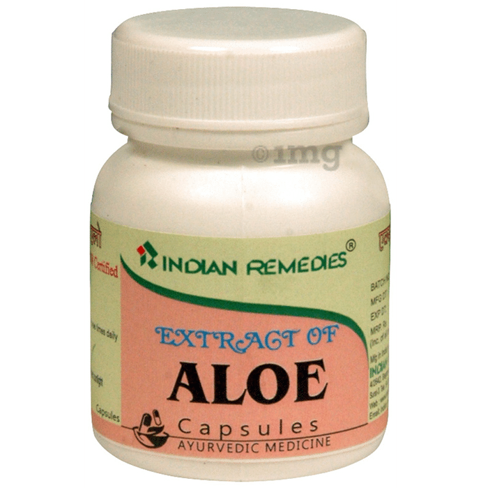 Indian Remedies Extract of Aloe Capsule