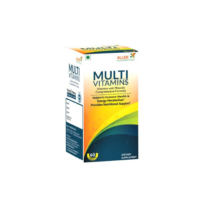 Allen Nutraceutical Multi Vitamins with Minerals | For Immunity, Energy Metabolism & Nutritional Support | Tablet
