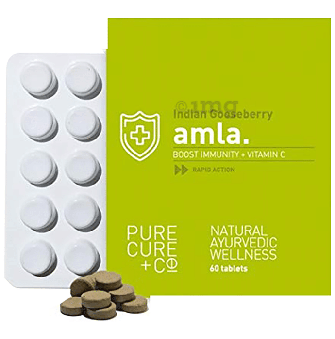 Pure Cure +Co Indian Gooseberry Amla Tablet