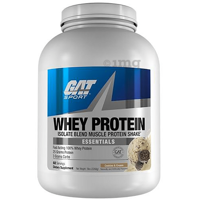 GAT Sport Whey Protein Powder Cookies & Cream