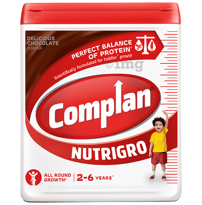 Nutrigro By Complan Protein | 2 to 6 Years | Flavour Delicious Chocolate