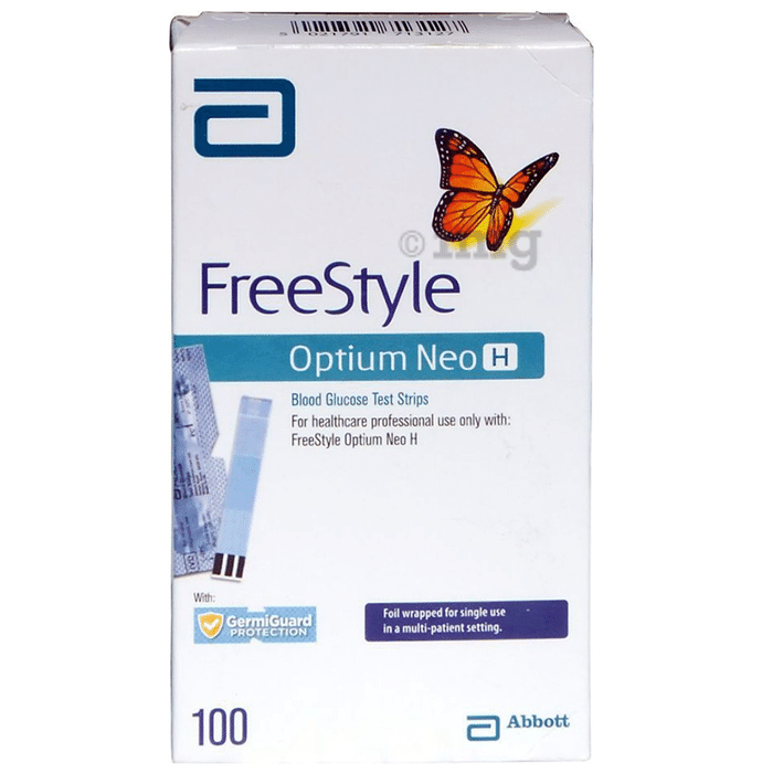 FreeStyle Optium Neo H Blood Glucose Test Strip (Only Strips)