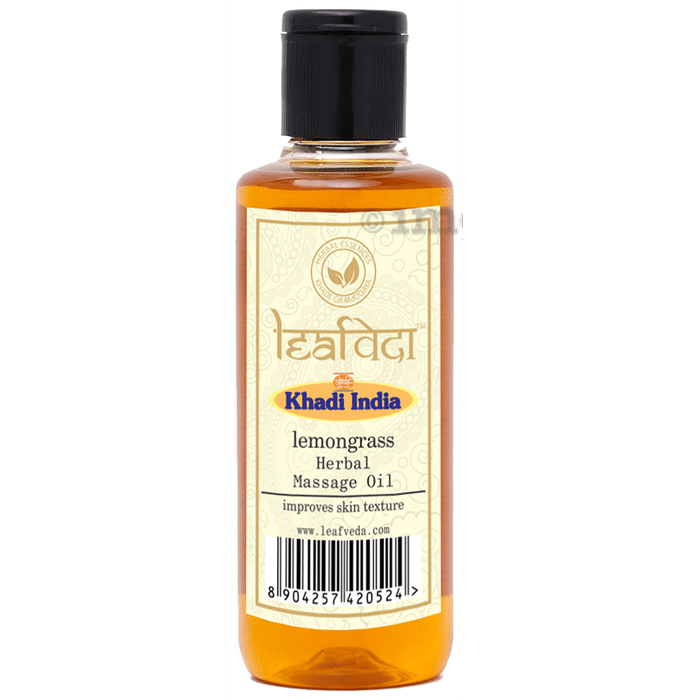 Khadi Leafveda Lemongrass Herbal Massage Oil