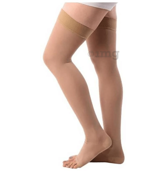 Maxis Cotton Thigh Length Stocking XXL Beige