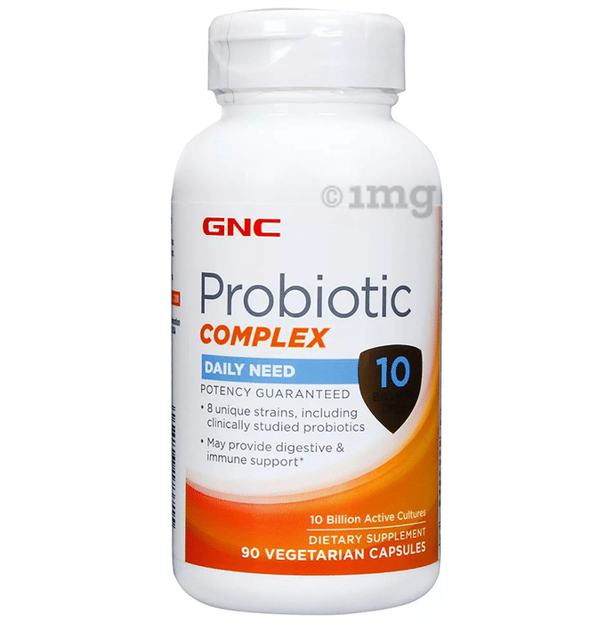 GNC Probiotic Complex Capsule 10 billion CFUs Buy bottle of 90
