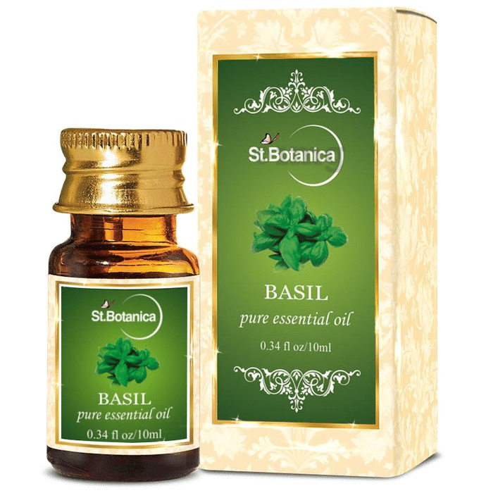 St.Botanica  Basil Pure Essential Oil