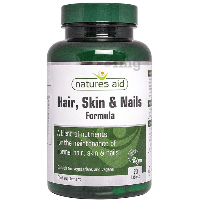 Natures Aid Hair, Skin & Nails Formula Tablet