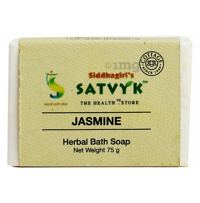 Satvyk Herbal Bath Soap Jasmine
