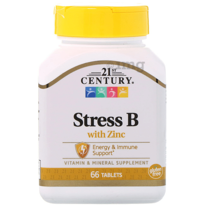 21st Century Stress B with Zinc Tablet