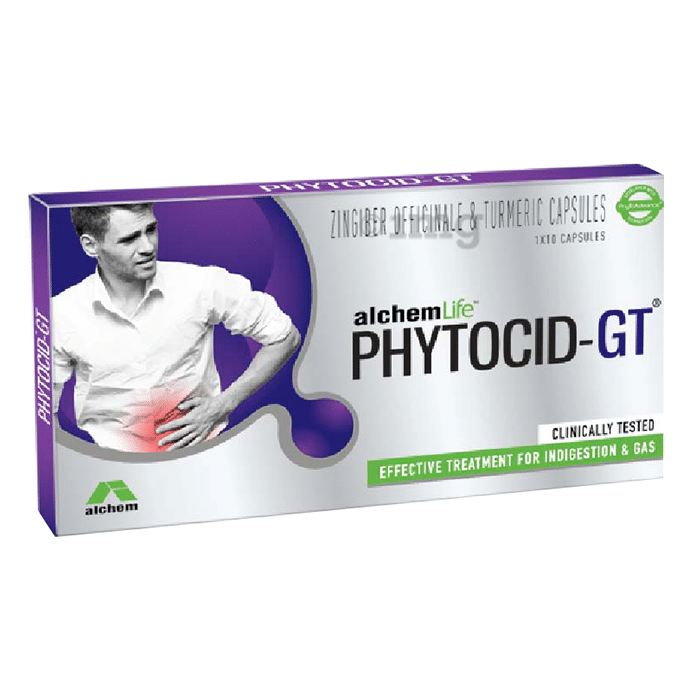 Phytocid -GT for Indigestion, Gas  & Acidity Capsule