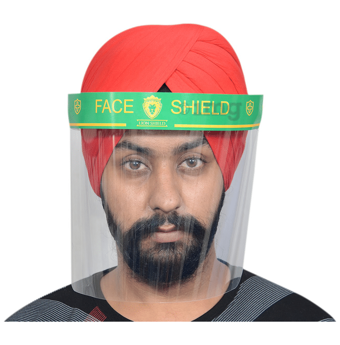 Lion Shield Green 300 micron Face Shield