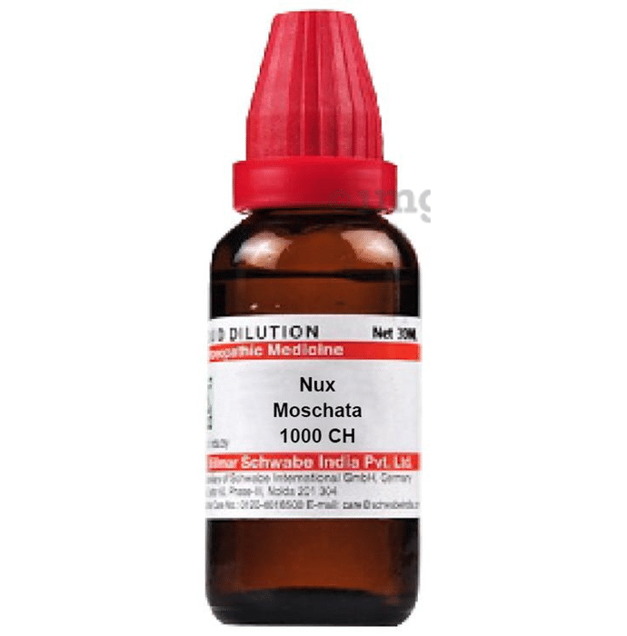 Dr Willmar Schwabe India Nux Moschata Dilution 1000 CH