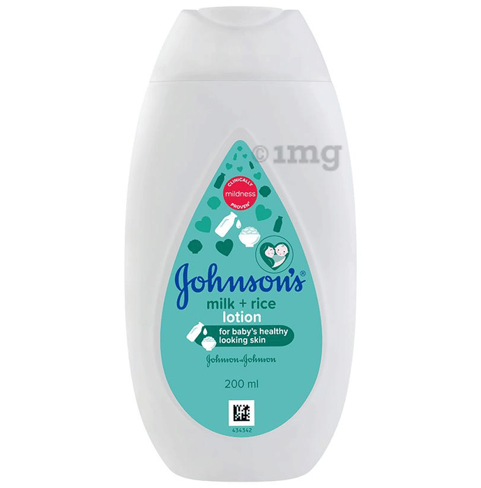 Johnson's Baby Milk + Rice Lotion Buy bottle of 200 ml Lotion at best