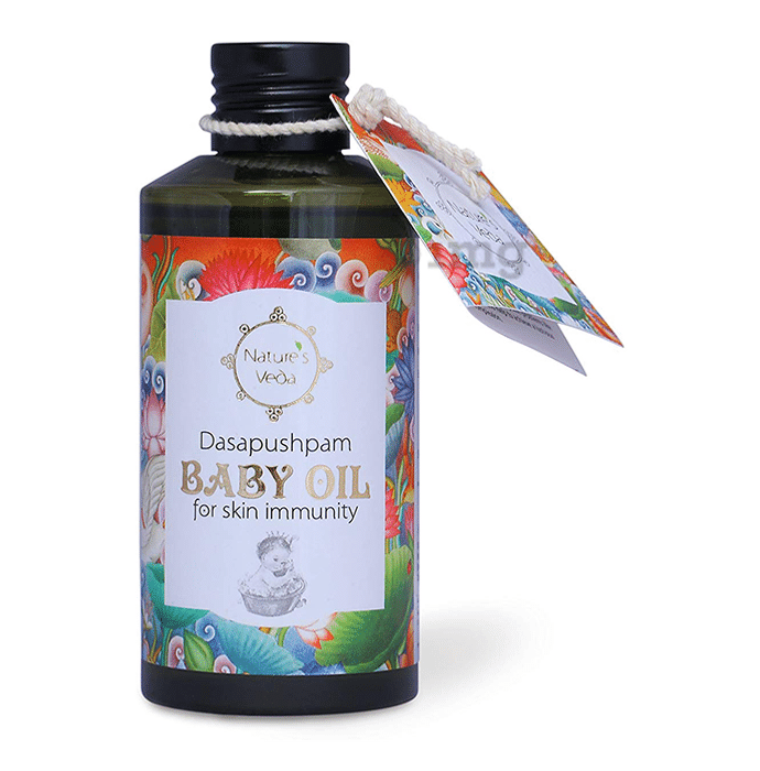 Nature's Veda Dasapushpam Baby Oil