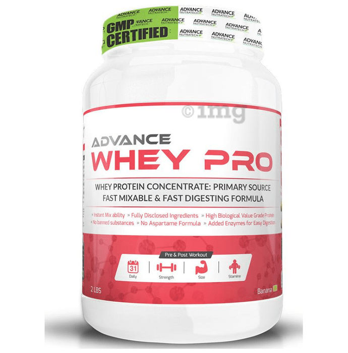 Advance Nutratech Whey Pro Protein Powder Banana