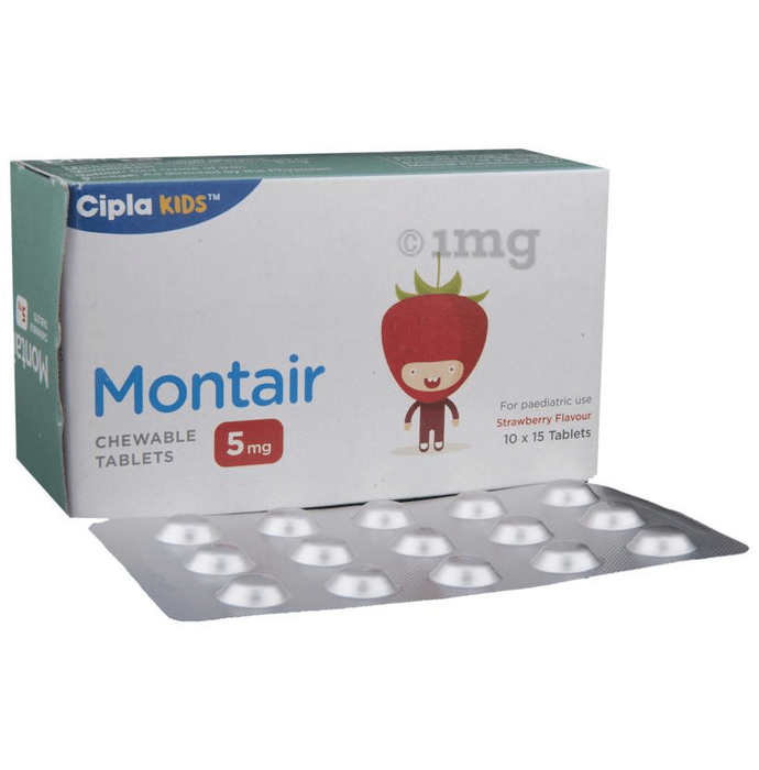 Montair 5mg Chewable Tablet Strawberry