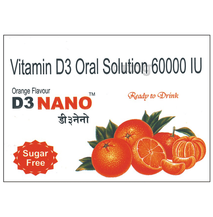 D3 Nano Ready To Drink Oral Solution Orange Sugar Free