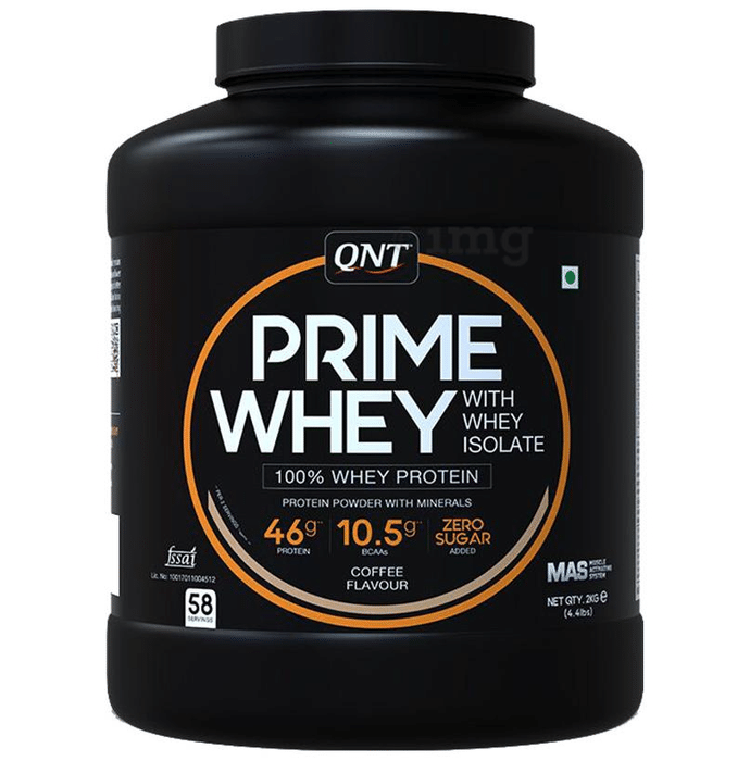 QNT Prime Whey Isolate Powder Coffee